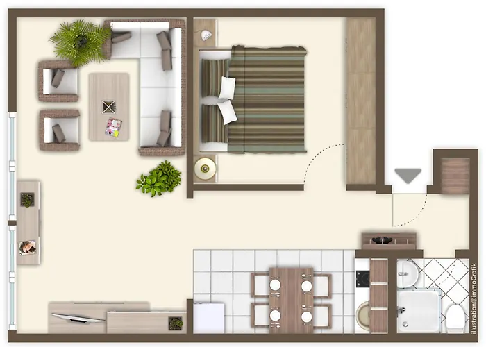 شقة Achtern Diek 2-29 دورم نيوفيلد